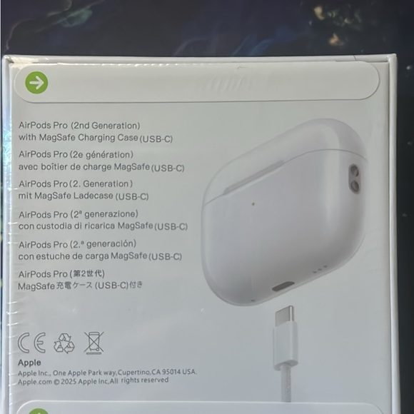 Apple AirPods Pro 2nd Gen with USB-C Charging - Picture 1 of 2